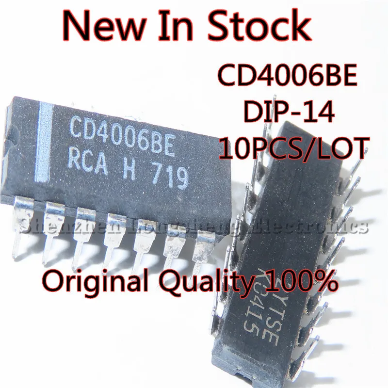 10PCS/LOT CD4006BE CD4006 DIP-14 Integrated circuit IC chip New In Stock
