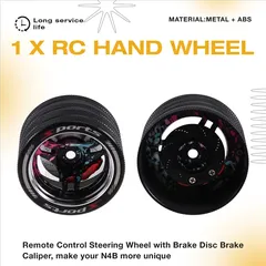 B78B-Steering Wheel Handwheel Remote Control For RC For FLYSKY Nb4pronb4 Nb4lite/FUTABA 4PX 7PX 10PX/MT4 MT5 M12 M17
