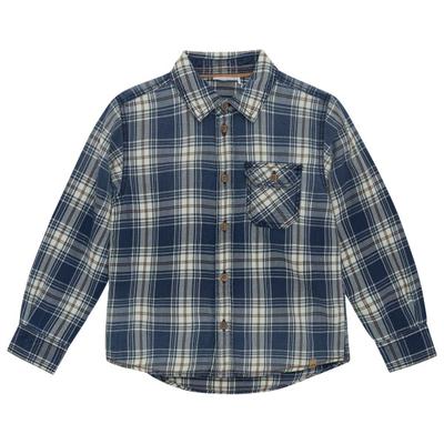 Minymo - Kid's Shirt L/S Check - Hemd Gr 86 grau/blau Image