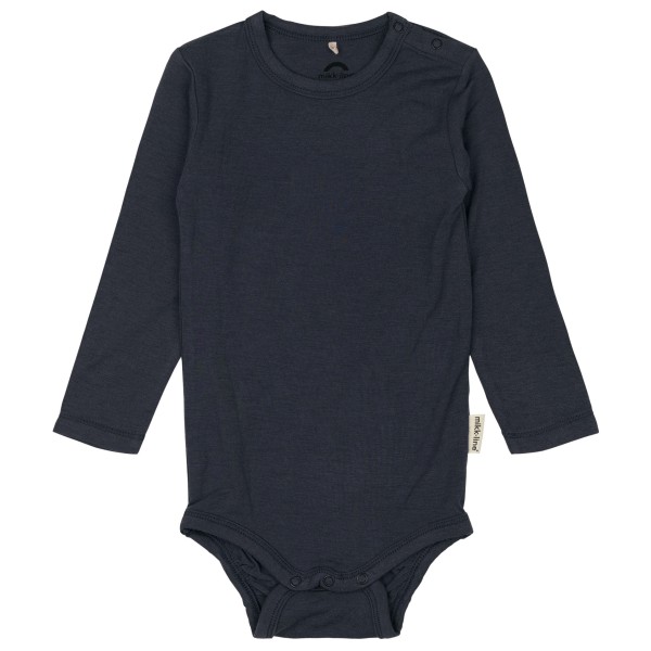 Mikk-Line - Kid's Wool/Bamboo L/S Body - Merinounterwäsche Gr 56 blau