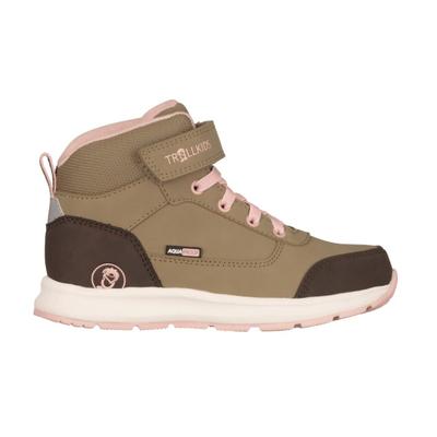 Trollkids - Kid's Stavanger Mid Cut XT - Freizeitschuhe 28 | EU 28 braun/rosa Image