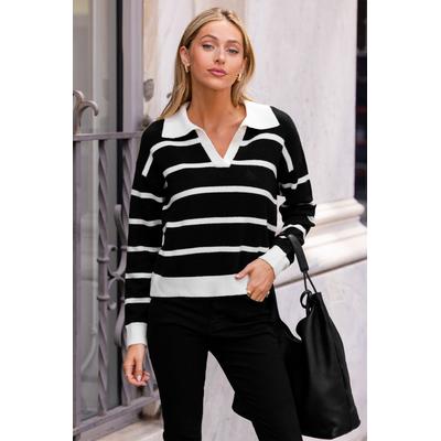 Weekend Classic Striped Sweater