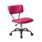 Office Star Pink Vista Chrome & Vinyl Desk Chair