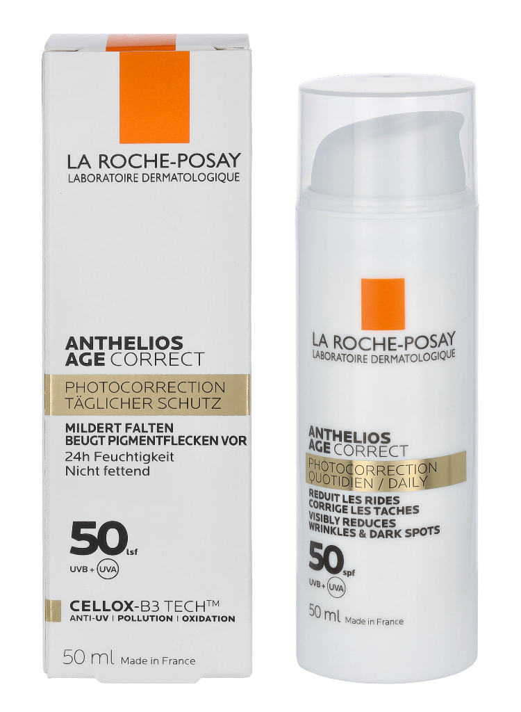 LRP Anthelios Age Correct Daily Light Cream SPF50+. Image