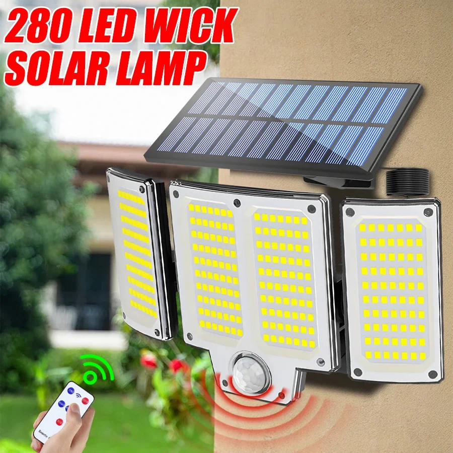 Solar-Wandleuchte für den Außenbereich, Bewegungsmelder-Solarlampe, Gartenleuchte, Terrassenbeleuchtung, Wegeleuchte, Dämmerung bis Morgendämmerung, Grill, wasserdicht, 3 Modi