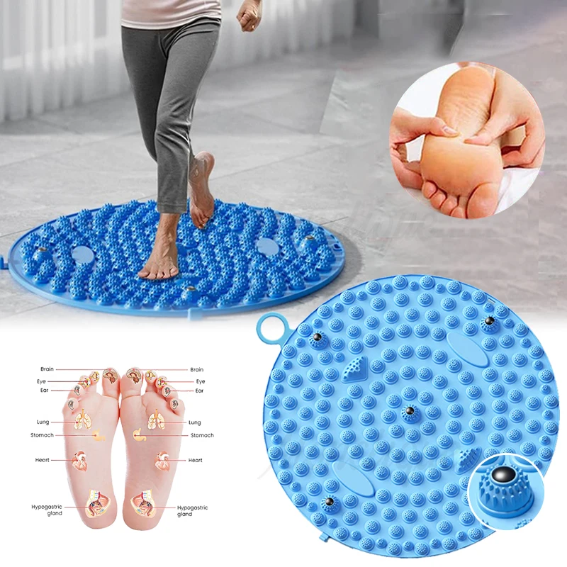 TPE Magnetische Fußmassage Pad Fuß Training Jogging Pads Yoga Spike Matte Akupressur Druck Punkt Bord Anti-müdigkeit Gesundheit Pad