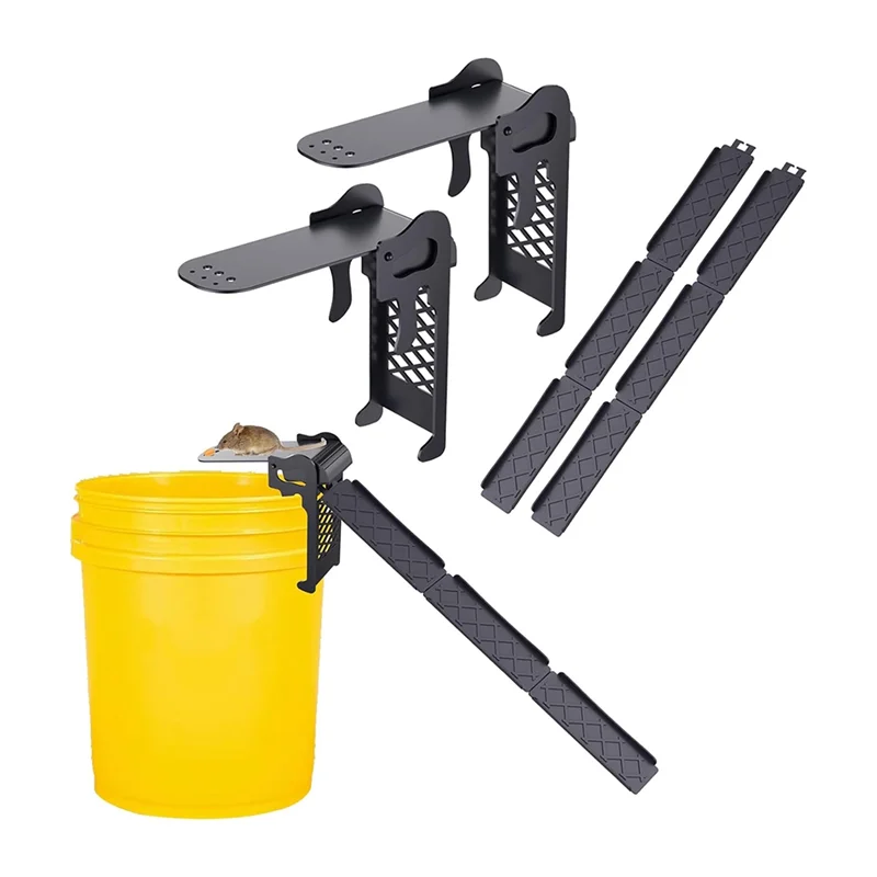Walk The Plank Bucket Mausefalle – Humane Rattenfallen für den Innenbereich, 5-Gallonen- oder größere Mäusefallen mit automatischer Rückstellung Image