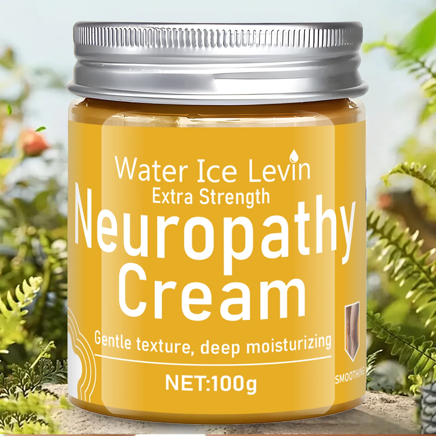 Water Ice Levin Extra Strength Neuropathie-Creme. Tiefdurchdringende, sanfte Feuchtigkeitscreme für Senioren Image