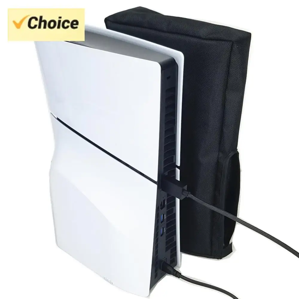 Vertikale/horizontale Staubschutzhülle, kratzfest, staubdicht, abnehmbare Staubschutzhülle für die Playstation 5 Slim-Spielekonsole Image