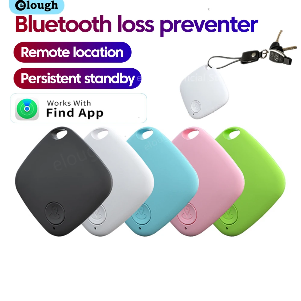 Elough Smart Tracker Bluetooth GPS Locator Anti-Lost Device Tag Mobile Elderly Finder Work For ios Find My APP Image