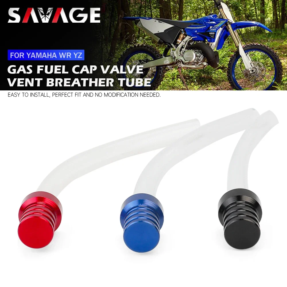 Dirt Pit Bike Kraftstofftank Entlüftungsrohr Off Road Gas Tankdeckel Ventile Entlüftungsschlauch Rohr Für Honda Yamaha Kawasaki CR CRF YZ WR KX KLX Image