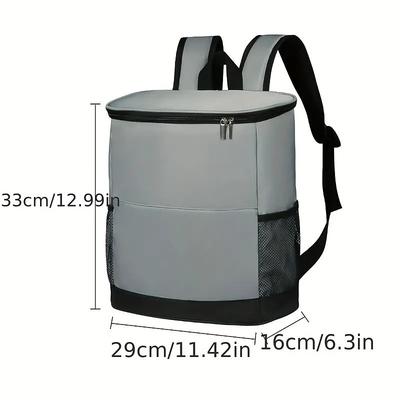 Insulated Cooler Backpack – 30-Can Portable Soft Cooler Bag, Thermal Lunch Pack for Travel, Beach, Outdoor Camping, Picnic Lunch on the Go