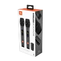 JBL Nero Sistema wireless a due microfoni Ricevitore a doppio canale per spettacoli dal vivo Karaoke in chiesa da palco - Sistema microfonico wireless
