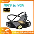 Per Desktop Laptop PC Monitor Proiettore HDTV 1.8M Adattatore HDMI-compatibile a VGA Cavo convertitore unidirezionale maschio-maschio