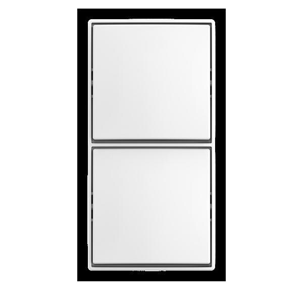 Busch-Jaeger Kombi Schalter/Schalter AP 2601/6/2601/6 APJ524 2TKA00005525 Image