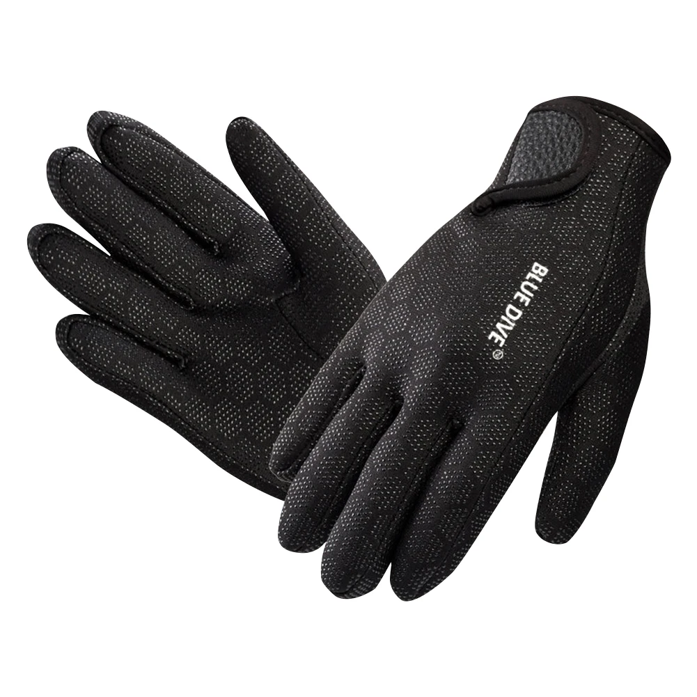 1.5mm Neoprene Gloves Adults Women Men Wetsuit Gloves Five Finger Warm Wetsuit Winter Gloves for Scuba Diving Snorkeling Surfing