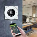 Termostato per riscaldamento caldaia a gas programmabile Regolatore di temperatura per riscaldamento caldaia Touchscreen LCD con controllo vocale retroilluminato