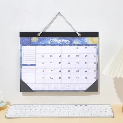 2026 Wall Calendar From Jan. 2026 - Dec. 2026 Monthly Painting Calendar Schedule Planning For Home School Office Supplies