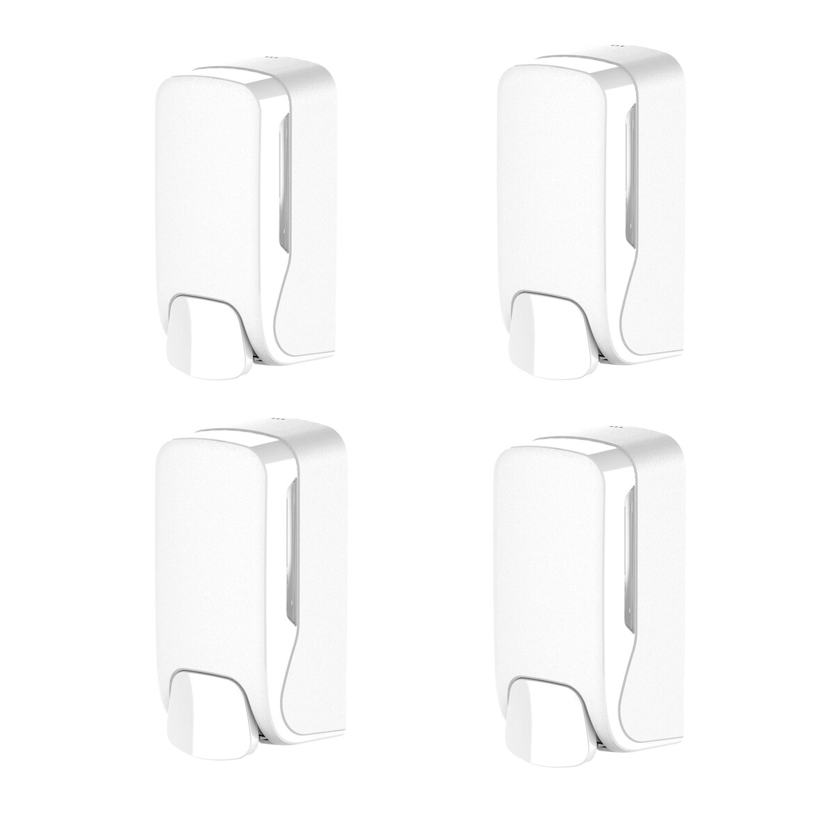 Plock GmbH Schaumseifenspender SemyTop - 500 ml - Kunststoff - weiß - 4 Wandspender Image