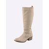 Stiefel ANDREA CONTI, Damen, Gr. 36, grau (taupe), Textil, modisch, Schuhe