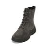 Stiefelette MARC O'POLO "mit Innenzipper", Damen, Gr. 37, schwarz (schwarz graphite), Obermaterial: 100% Leder (Rind), unifarben, Schuhe
