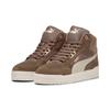 Sneaker PUMA "SHUFFLE DOWNTOWN MID WTR", Gr. 44, flat bronze, desert dust, puma gold, Leder, sportlich, Schuhe