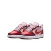 Sneaker NIKE SPORTSWEAR "COURT BOROUGH LOW RECRAFT (GS)", Gr. 36,5, particle rose, dragon rot, schwarz team rot, sportlich, Schuhe