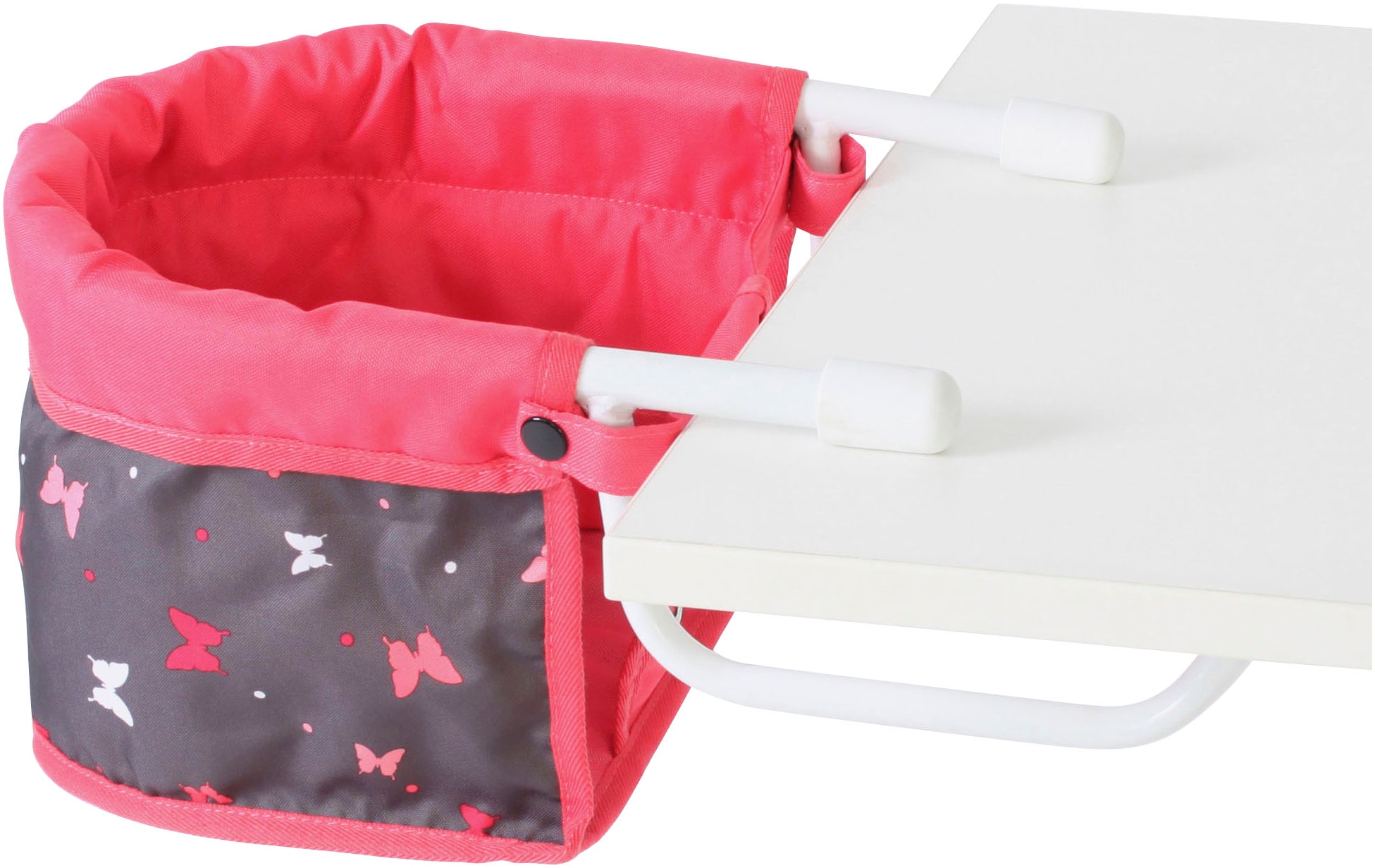 Puppen-Tischsitz CHIC2000 "Corallo", bunt (butterfly koralle), Puppenausstattungen, KinderB:42cm H:20cm T:42cm, Kunststoff, Polyester, Stahl, B:42cm H:20cm T:42cm