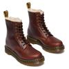 Schnürboots DR. MARTENS "1460 Serena", Damen, Gr. 40, braun (cognac), Leder, unifarben, klassisch, Schuhe, Chunky Boots, Plateau Schuh, Boots mit Warmfutterausstattung