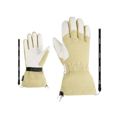 Strickhandschuhe ZIENER "KILATANA-Z AS AW glove", Damen, Gr. 6, grün (sage leaf), Materialmix, Handschuhe Image