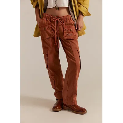 Tahiti Cargo Trousers at Free People in Cinnabae, Size: Large
