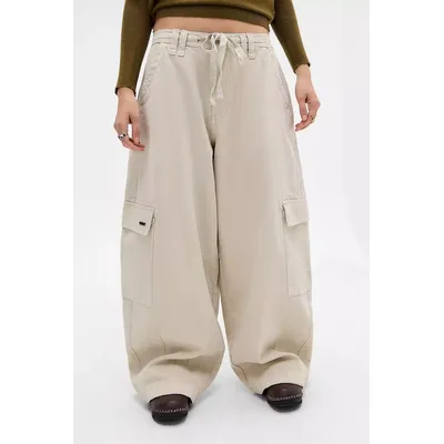 BDG Baggy Boi Trousers - Cream M at Urban Outfitters
