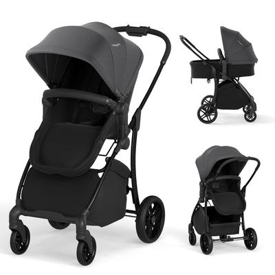Babyjoy 2 in 1 Baby Stroller Folding High Landscape Pushchair with - See Details