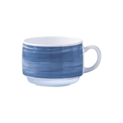 Arcoroc Kaffeetasse Brush Obertasse 19 cl 12 Stück Dunkelblau Image