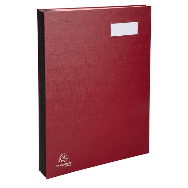 EXACOMPTA Unterschriftenmappe 20 Fächer rot Image