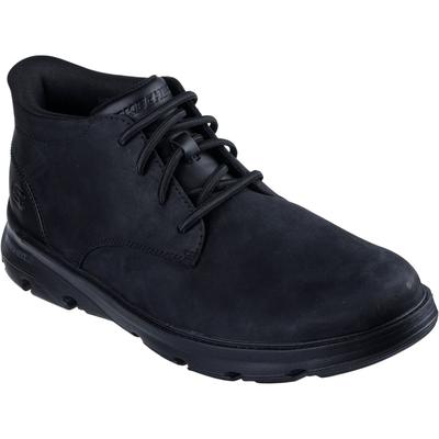 Skechers Arch Fit Garza Ridley Leder Herren Schwarz Knöchelstiefel Image