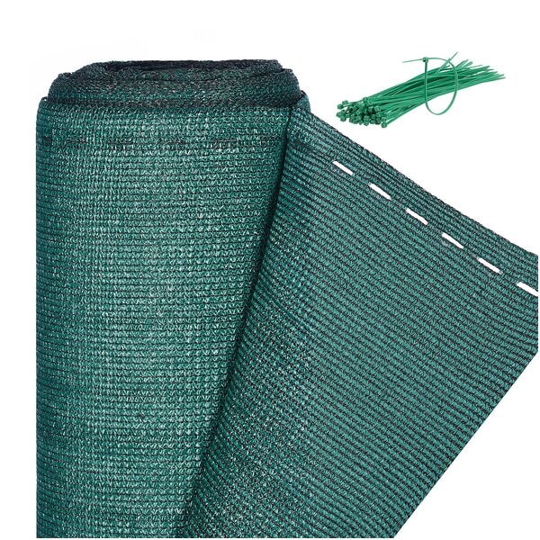 relaxdays Zaunblende 1,8 x 10 m grün grün Image