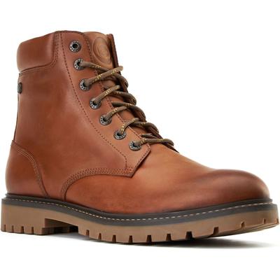 Base London Nickel Leder Herren Stiefeletten In Tan Image
