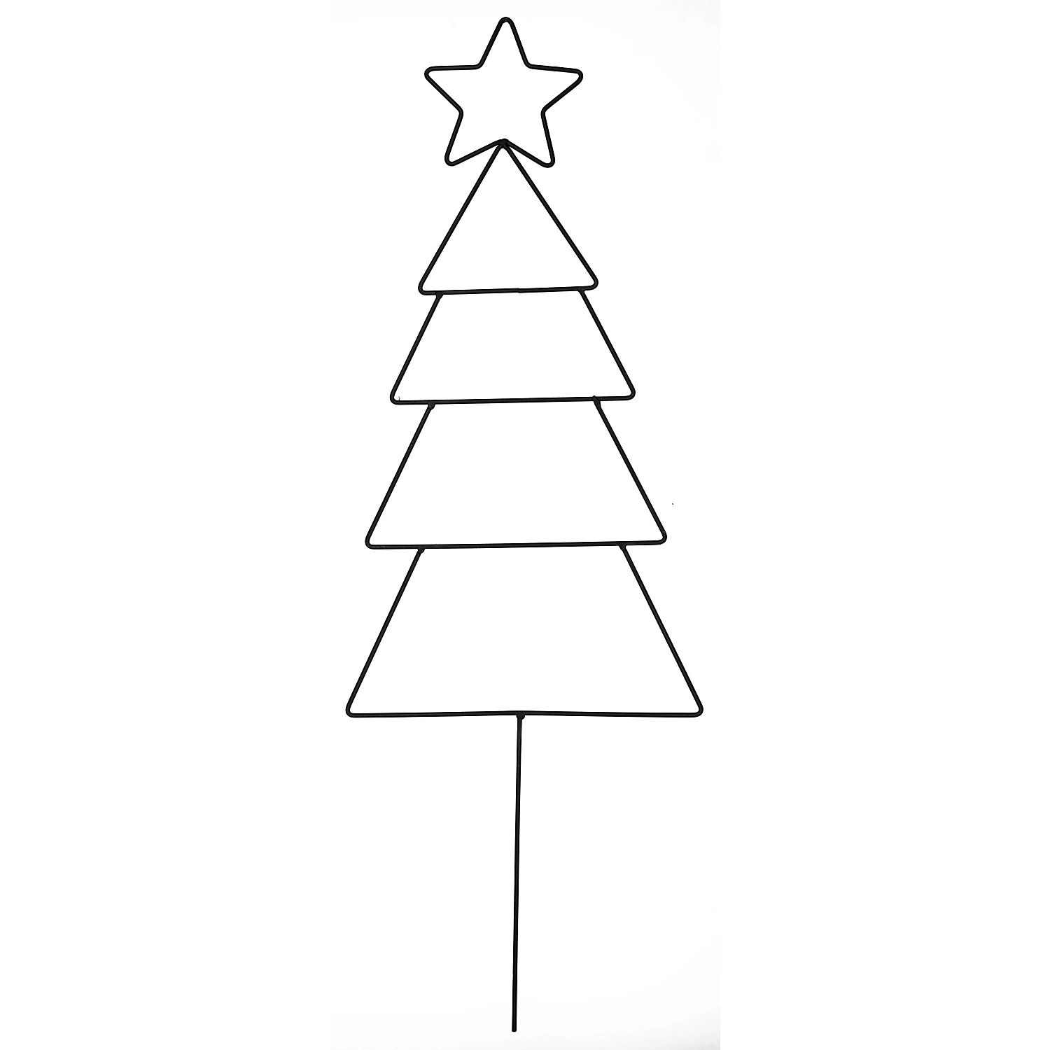 Drahtbaum, schwarz, 26 x 52 cm Image