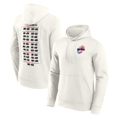 Quilter Autumn Nations Six Nations Spielplan-Grafik-Hoodie – Off-White Image