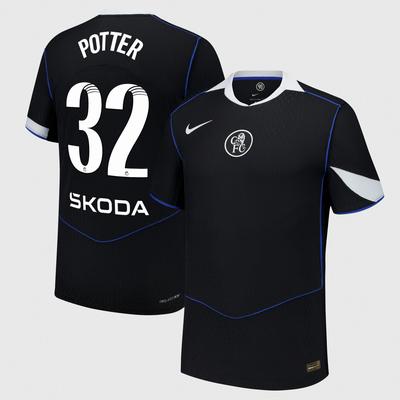 Chelsea Nike Dri Fit Adv Ausweichtrikot 2025-26 mit Aufdruck Potter 32 Image