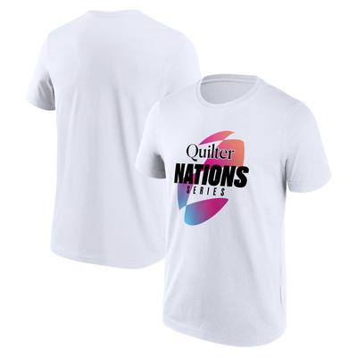 Quilter Autumn Nations Six Nations Logo-Grafik-T-Shirt – Weiß Image