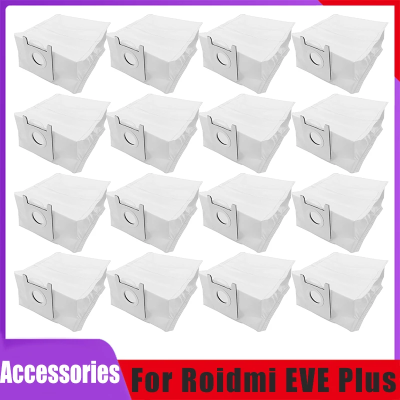 Staubbeutel Für Roidmi EVE Plus Zubehör Roboter Staubsauger Wichtigsten Pinsel Mopp tuch Tasche für staubsauger Ersatz teile Image