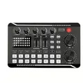 Microfono per streaming live Scheda audio Console Kit scheda audio da studio Cavo Telefono Mixing Computer Scheda audio mixer vocale dal vivo