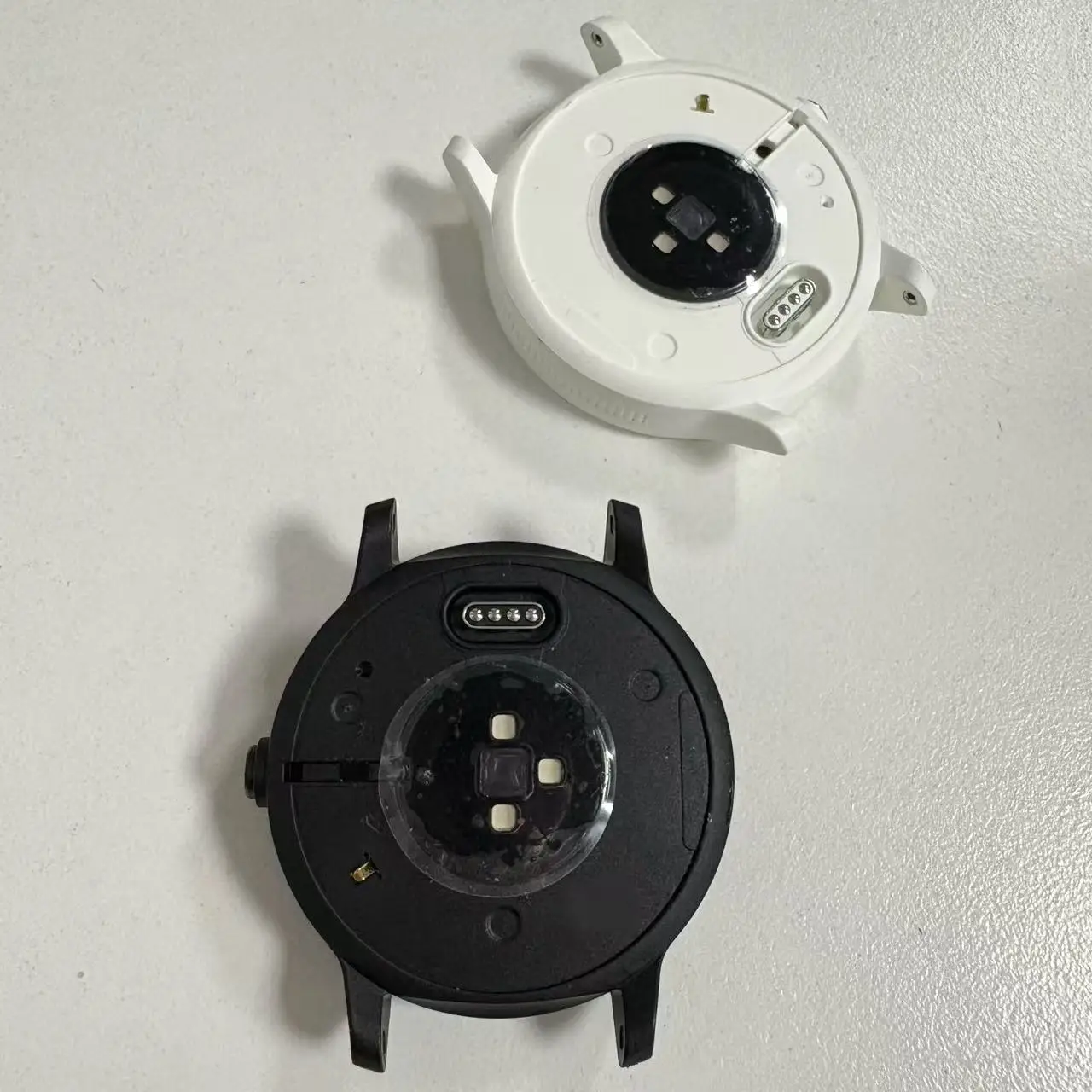 Per Garmin Vivoactive 3 Custodia Shell Cover posteriore nera / Cover posteriore bianca senza batteria Sostituzione parte Smart Running