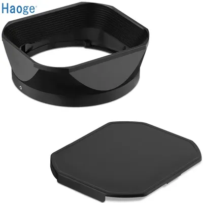 Haoge Metall quadratische Gegenlicht blende für Fujifilm Fuji XF16-50mm f 1, 5-1, 5 r lm wr, xf33mm f2.5r lm wr, xf 23mm f/2,8 r lm wr Objektiv