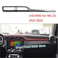 L/RHD Per MG ZS 2023 2024 Pannello di Controllo interno in Fibra di Carbonio Centro Aria Condizionata Copertura Trim Accessori Interni