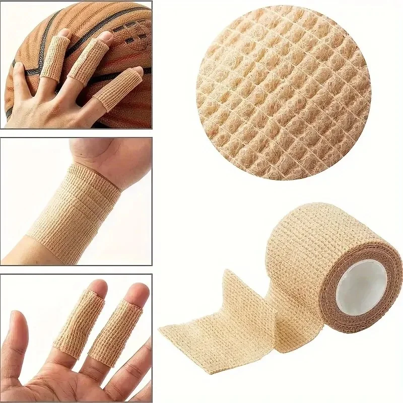 Medizinischer Klebeverband, elastisch, atmungsaktiv, Sport-Elastoplast, selbstklebendes Klebeband, schützt Image