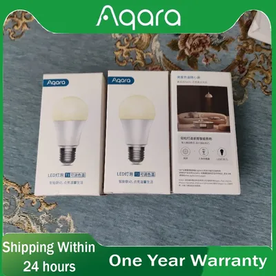 Aqara LED Light Bulb E27 Zigbee Smart Led Light Bulb Smart Lamps 9W 2700K-6500K 220V-240V Smart Remote bulb Light For Mi Home