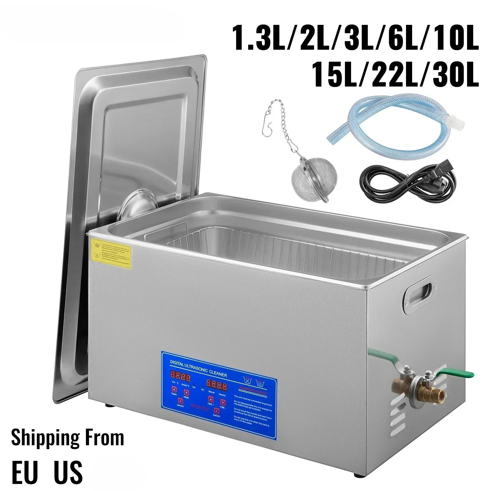 SIHAO 1,3 l 2 l 3 l 6 l 10 l 15 l 22 l 30 l Ultraschallreiniger Lave-Dishes tragbare Waschmaschine Ultraschall Home Clean Appliances ﻿ Image